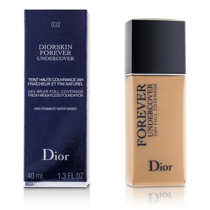 Christian Dior Diorskin Forever Undercover 24H Wear Full Coverage Water Based Foundation - 005 Light Ivory 40ml/1.3oz Image 9