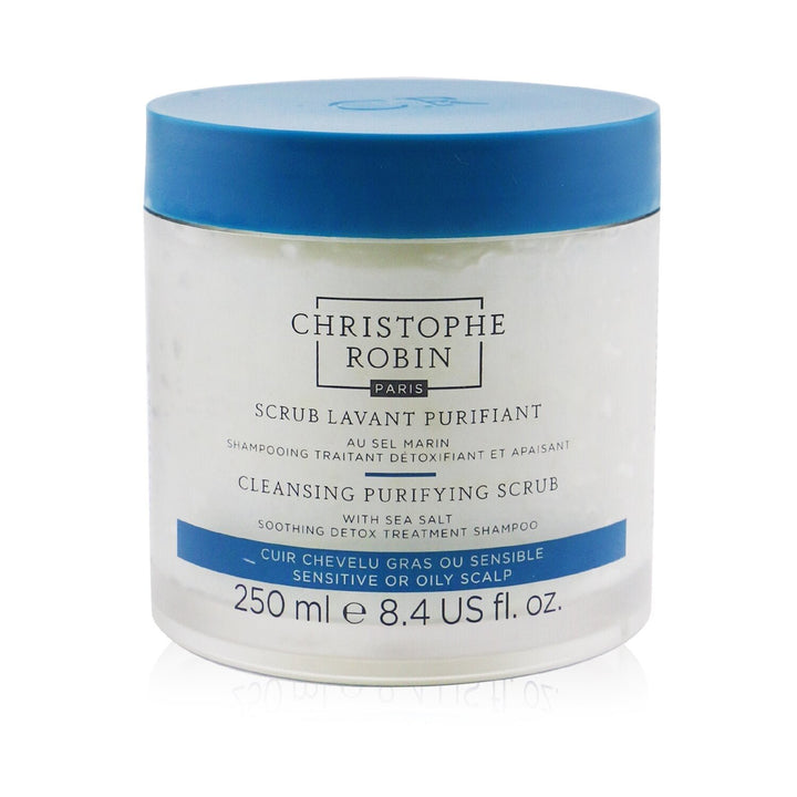 Christophe Robin Cleansing Purifying Scrub with Sea Salt (Soothing Detox Treatment Shampoo) - Sensitive or Oily Scalp Image 1