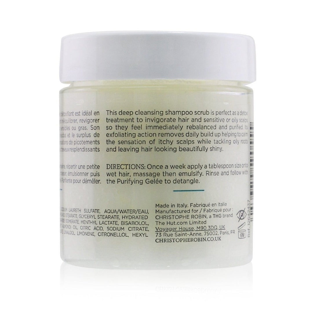 Christophe Robin Cleansing Purifying Scrub with Sea Salt (Soothing Detox Treatment Shampoo) - Sensitive or Oily Scalp Image 6