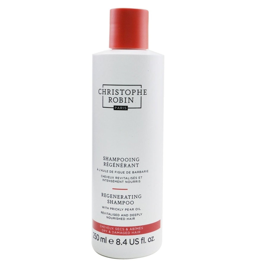 Christophe Robin Regenerating Shampoo with Prickly Pear Oil - Dry and Damaged Hair 250ml/8.4oz Image 1