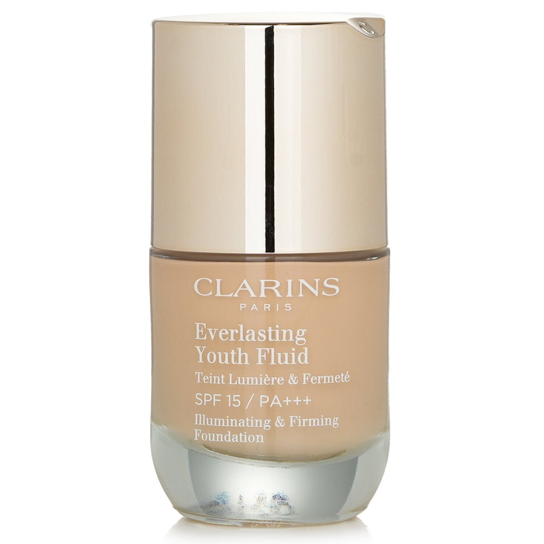 Clarins Everlasting Youth Fluid Illuminating and Firming Foundation SPF 15 - 105 Nude 30ml/1oz Image 8