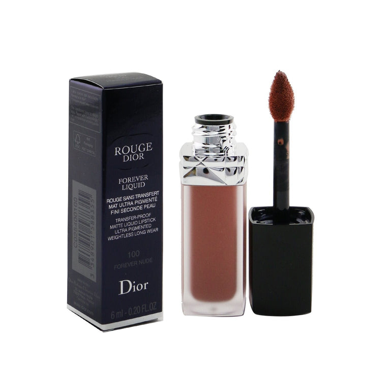 Christian Dior Rouge Dior Forever Matte Liquid Lipstick - 100 Forever Nude 6ml/0.2oz Image 9