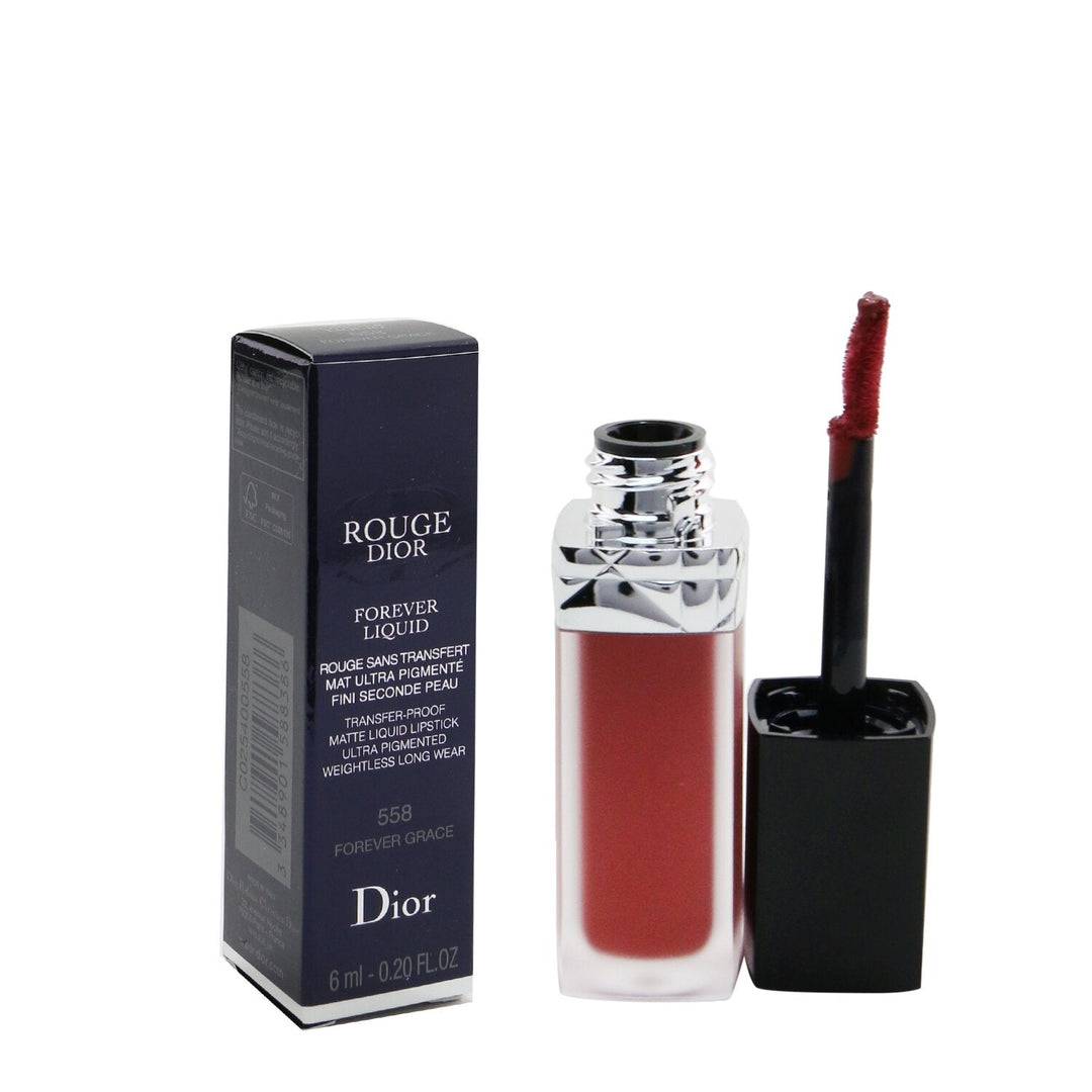 Christian Dior Rouge Dior Forever Matte Liquid Lipstick - 100 Forever Nude 6ml/0.2oz Image 11