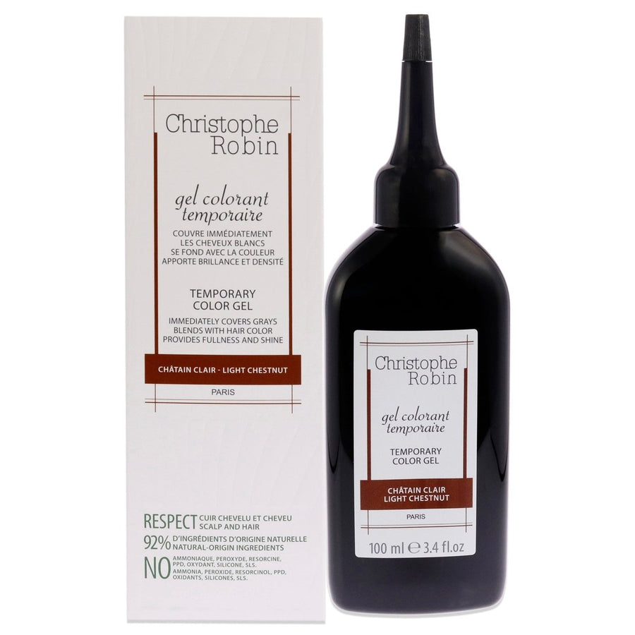 Christophe Robin Temporary Color Gel - Light Chestnut by Christophe Robin for Men - 3.4 oz Hair Color Image 1