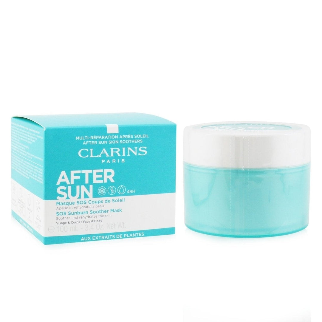 Clarins After Sun SOS Sunburn Soother Mask - For Face and Body 100ml/3.4oz Image 2