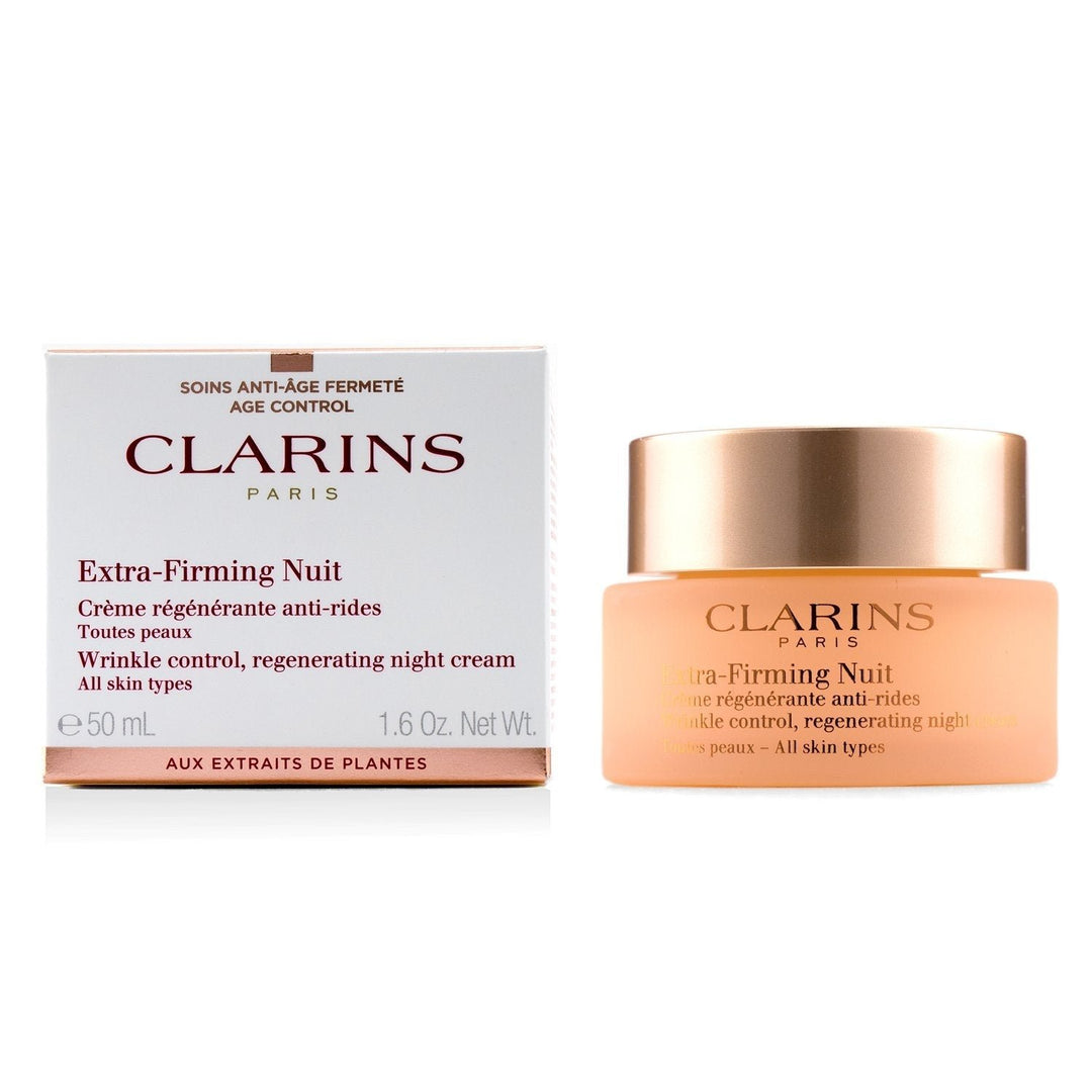 Clarins Extra-Firming Nuit Wrinkle Control Regenerating Night Cream - All Skin Types 50ml/1.6oz Image 2