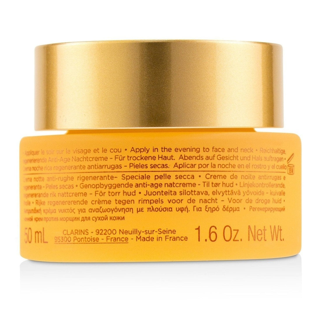 Clarins Extra-Firming Nuit Wrinkle Control Regenerating Night Rich Cream - For Dry Skin 50ml/1.6oz Image 3