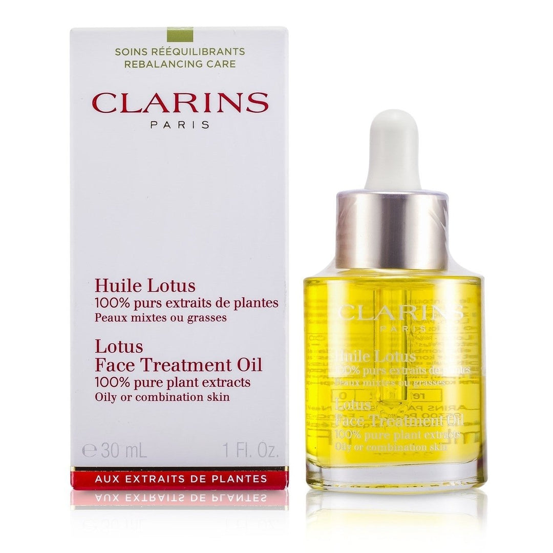 Clarins Face Treatment Oil - Lotus (For Oily or Combination Skin) 30ml/1oz Image 1