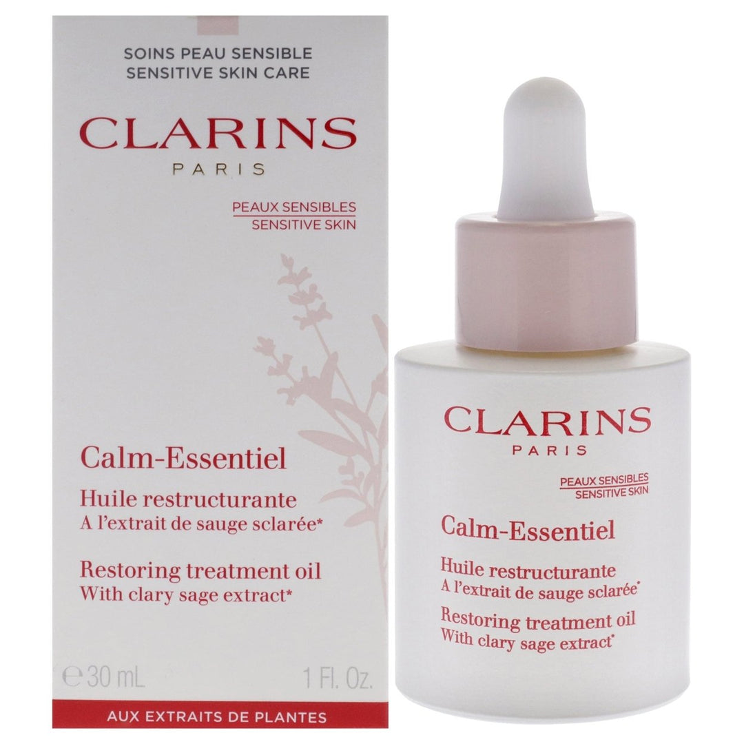 Clarins Calm Essentiel Restoring Treatment by Clarins for Women - 1 oz Oil Image 1