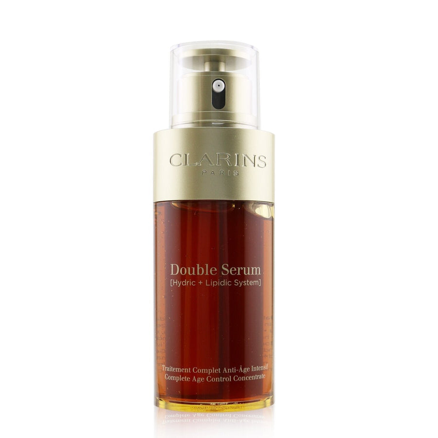 Clarins Double Serum (Hydric + Lipidic System) Complete Age Control Concentrate (Deluxe Edition) 75ml/2.5oz Image 1