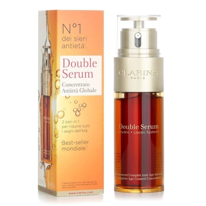 Clarins Double Serum (Hydric + Lipidic System) Complete Age Control Concentrate 50ml/1.6oz Image 2