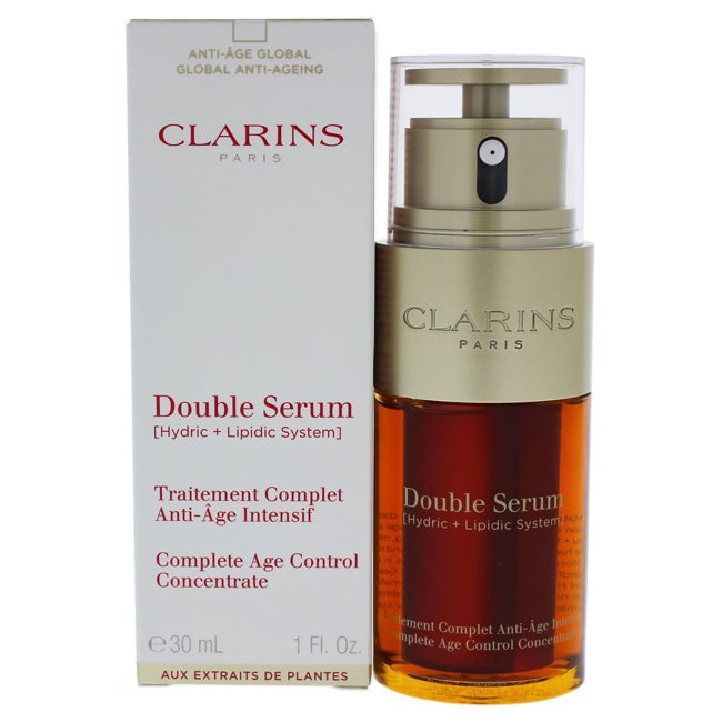 Clarins Double Serum Complete Age Control Concentrate by Clarins for Unisex - 1 oz Serum Image 1