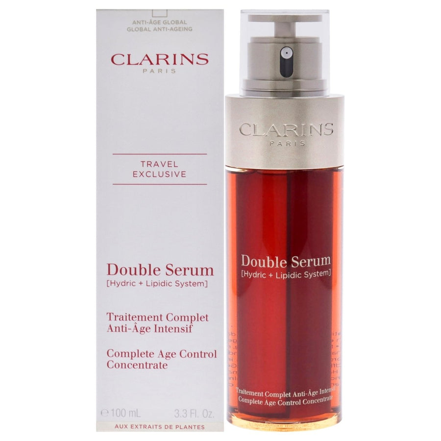 Clarins Double Serum Complete Age Control Concentrate by Clarins for Unisex - 3.3 oz Serum Image 1