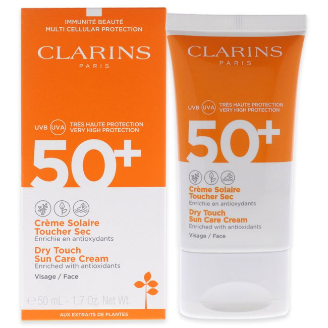 Clarins Dry Touch Sun Care Cream SPF 50 by Clarins for Unisex - 1.7 oz Sunscreen Image 1