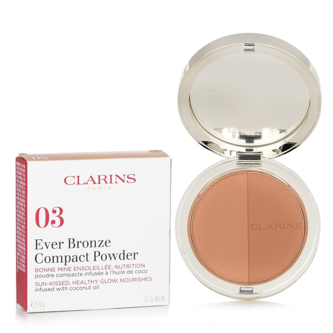 Clarins Ever Bronze Compact Powder - 03 Deep 10g/0.3oz Image 2