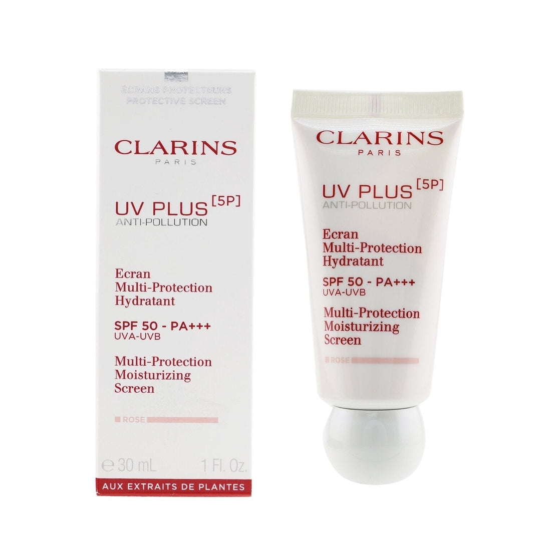 Clarins UV Plus [5P] Anti-Pollution Multi-Protection Moisturizing Screen SPF 50 - Rose 30ml/1oz Image 2