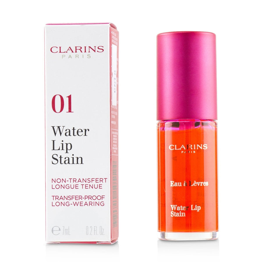 Clarins Water Lip Stain - 01 Rose Water 7ml/0.2oz Image 1