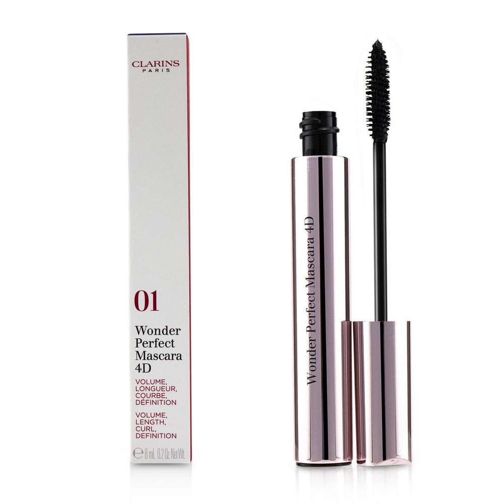 Clarins Wonder Perfect Mascara 4D - 01 Perfect Black 8ml/0.2oz Image 2