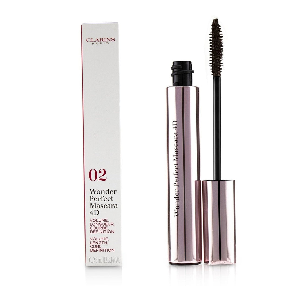 Clarins Wonder Perfect Mascara 4D - 01 Perfect Black 8ml/0.2oz Image 4