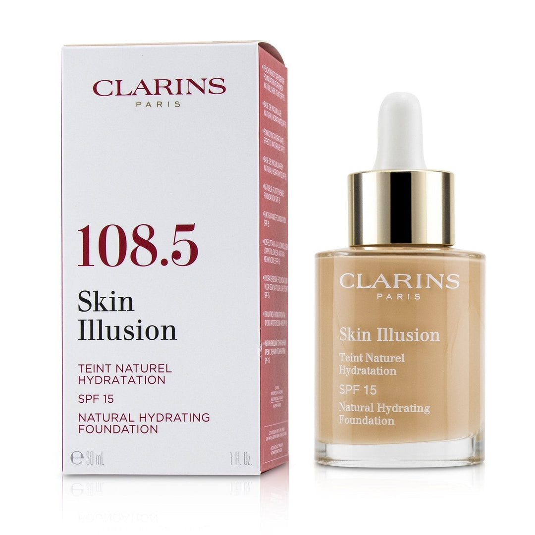 Clarins Skin Illusion Natural Hydrating Foundation SPF 15 105 Nude 30ml/1oz Image 2