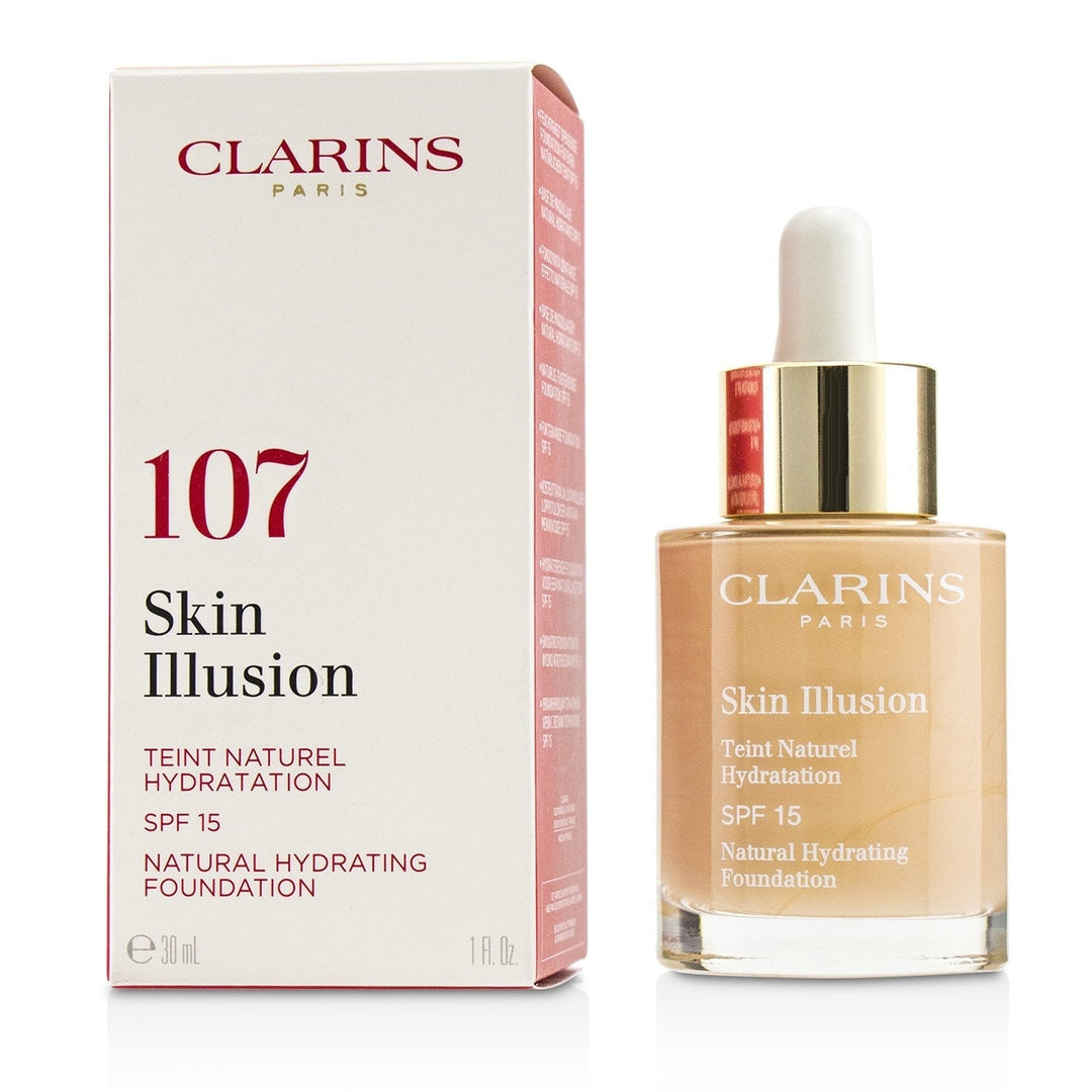 Clarins Skin Illusion Natural Hydrating Foundation SPF 15 105 Nude 30ml/1oz Image 4