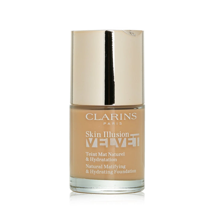 Clarins Skin Illusion Velvet Natural Matifying and Hydrating Foundation - 105N Nude 30ml/1oz Image 11