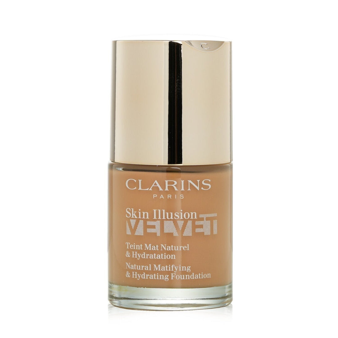 Clarins Skin Illusion Velvet Natural Matifying and Hydrating Foundation - 105N Nude 30ml/1oz Image 12