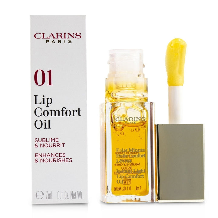 Clarins Lip Comfort Oil - 01 Honey 7ml/0.1oz Image 10