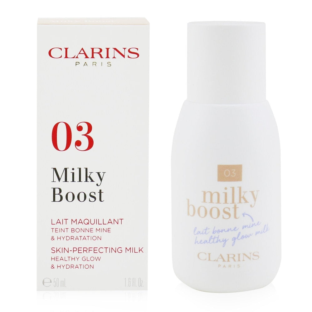 Clarins Milky Boost Foundation - 01 Milky Cream 50ml/1.6oz Image 2