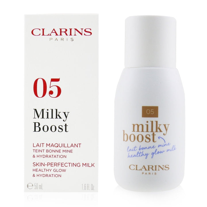 Clarins Milky Boost Foundation - 01 Milky Cream 50ml/1.6oz Image 4