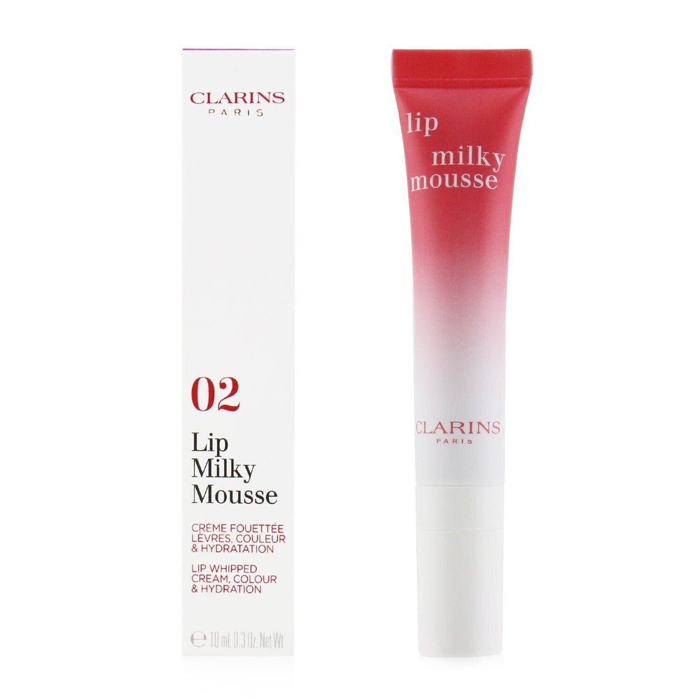 Clarins Milky Mousse Lips - 01 Milky Strawberry 10ml/0.3oz Image 2