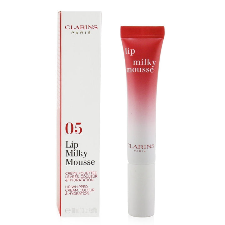 Clarins Milky Mousse Lips - 01 Milky Strawberry 10ml/0.3oz Image 4