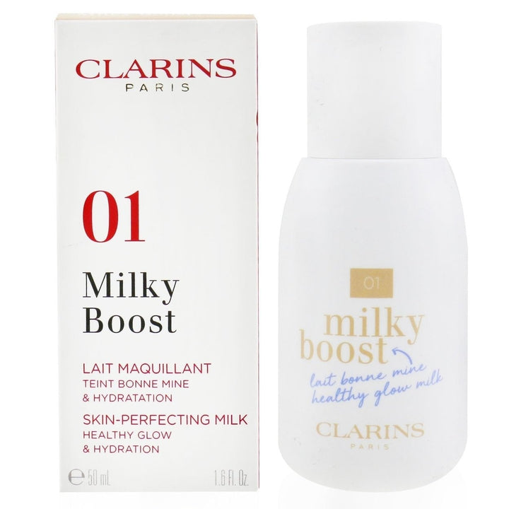 Clarins Milky Boost Foundation - 01 Milky Cream 50ml/1.6oz Image 12