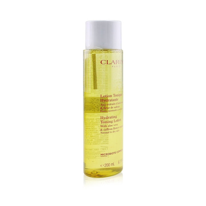 Clarins Hydrating Toning Lotion with Aloe Vera and Saffron Flower Extracts - Normal to Dry Skin 200ml/6.7oz Image 2