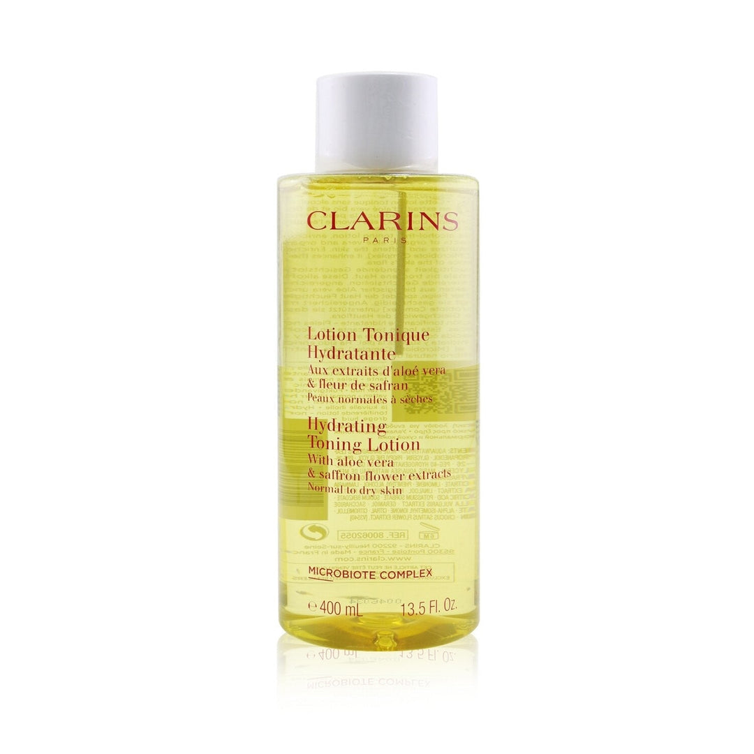 Clarins Hydrating Toning Lotion with Aloe Vera and Saffron Flower Extracts - Normal to Dry Skin 200ml/6.7oz Image 4