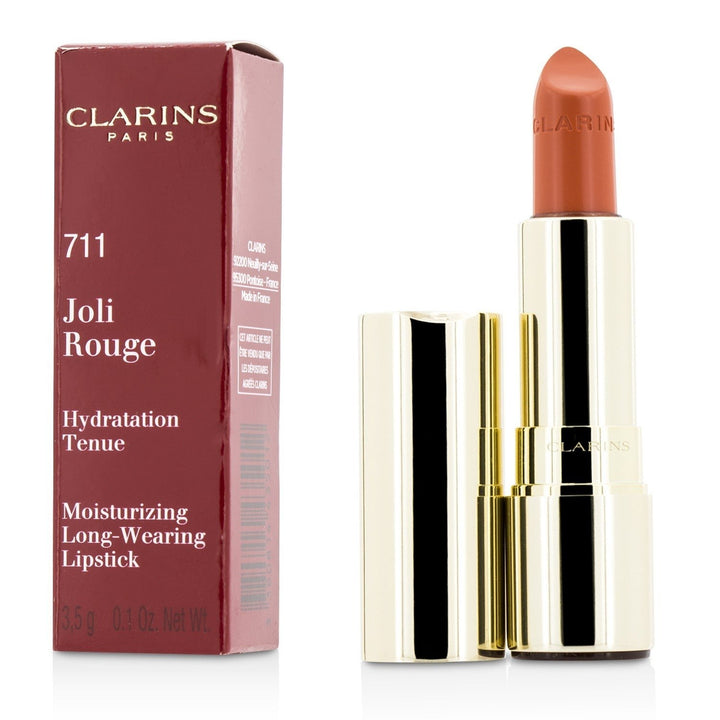 Clarins Joli Rouge (Long Wearing Moisturizing Lipstick) - 701 Orange Fizz 3.5g/0.12oz Image 3