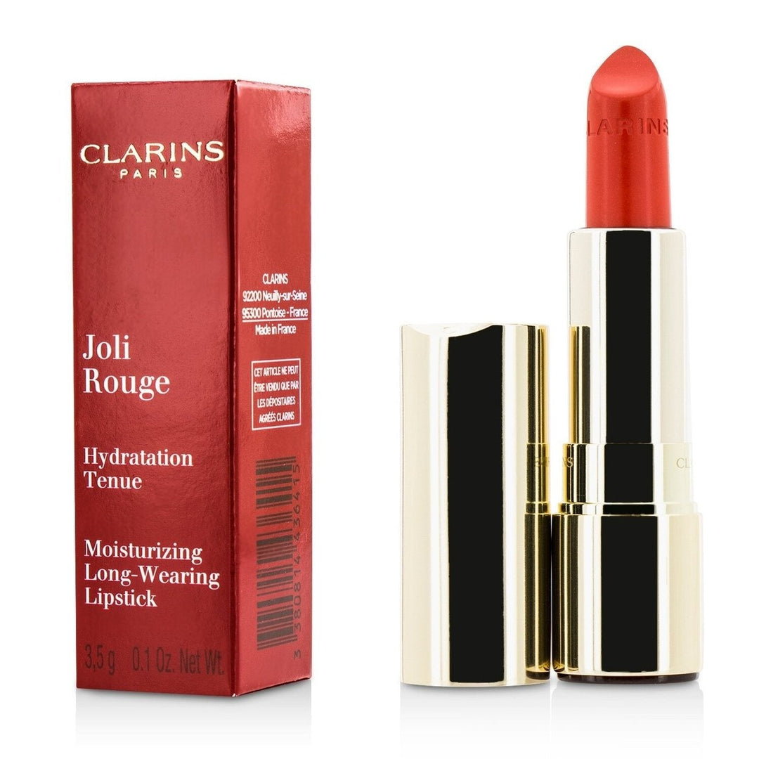 Clarins Joli Rouge (Long Wearing Moisturizing Lipstick) - 701 Orange Fizz 3.5g/0.12oz Image 11