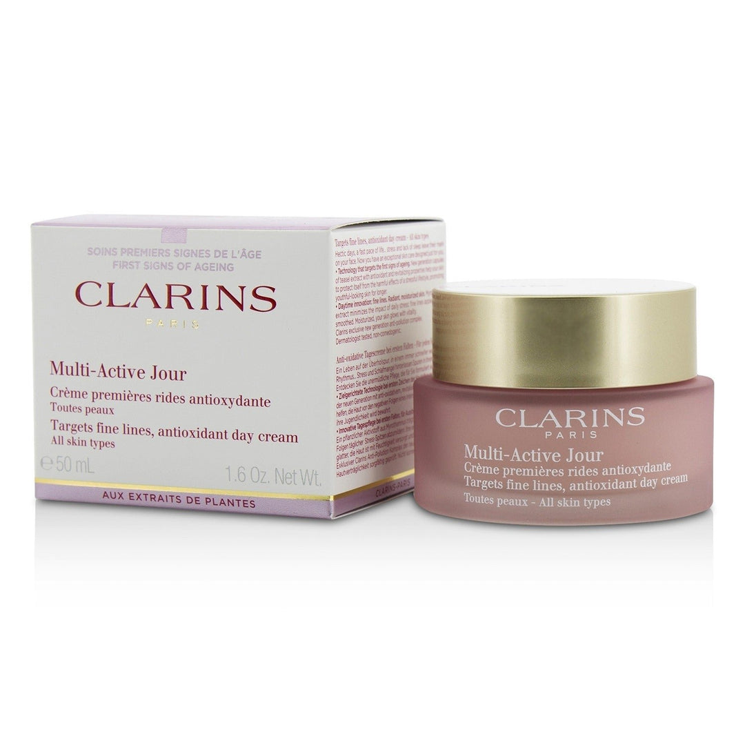 Clarins Multi-Active Day Targets Fine Lines Antioxidant Day Cream - For All Skin Types 50ml/1.6oz Image 1