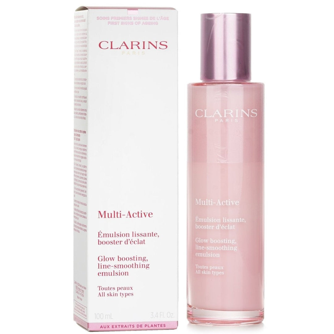 Clarins Multi-Active Glow Boosting Line-Smoothing Emulsion All Skin Types 100ml/3.4oz Image 2