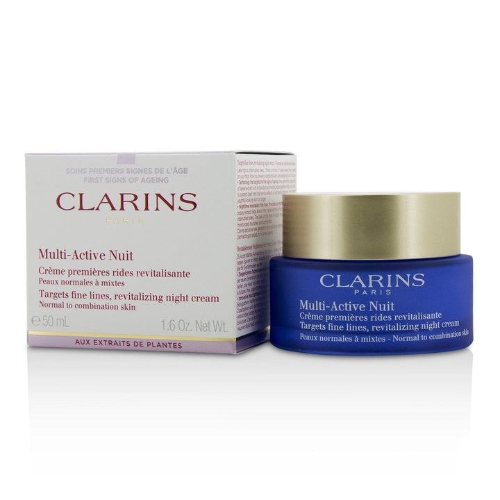 Clarins Multi-Active Night Targets Fine Lines Revitalizing Night Cream - For Normal To Combination Skin 50ml/1.6oz Image 1