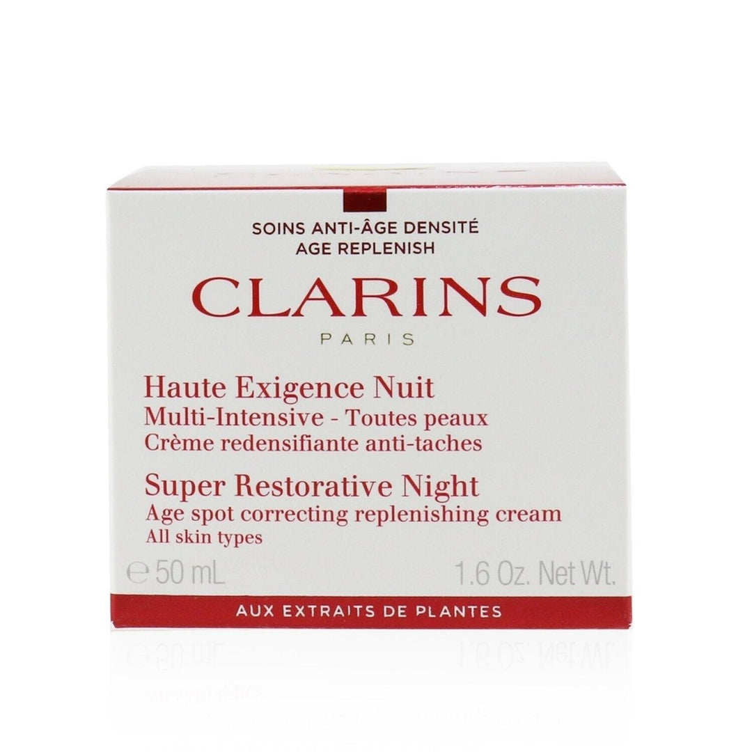 Clarins Super Restorative Night Age Spot Correcting Replenishing Cream 50ml/1.6oz Image 3