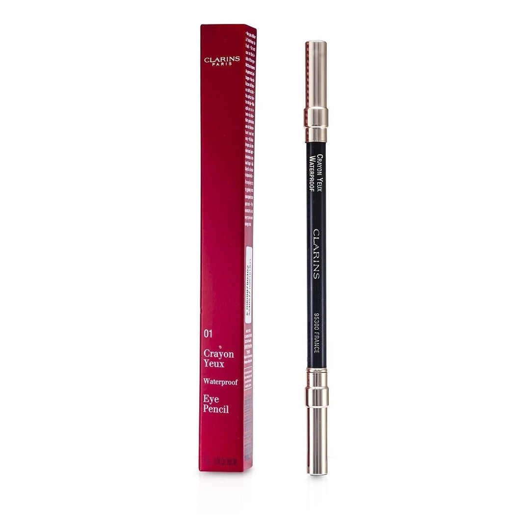 Clarins Waterproof Eye Pencil - 01 Black 1.2g/0.04oz Image 1