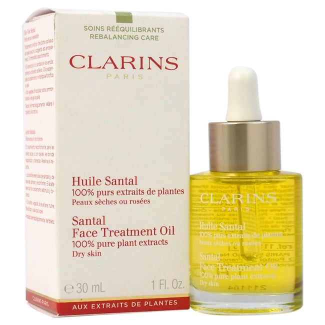 Clarins Santal Face Treatment Oil - Dry Skin by Clarins for Unisex - 1 oz Treatment Image 1