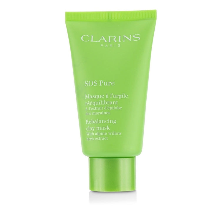 Clarins SOS Pure Rebalancing Clay Mask with Alpine Willow - Combination to Oily Skin 75ml/2.3oz Image 2