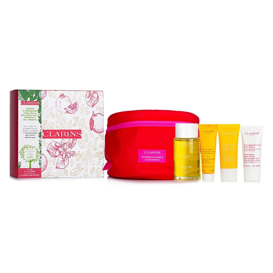 Clarins SPA At Home Set: 4pcs+1bag Image 1