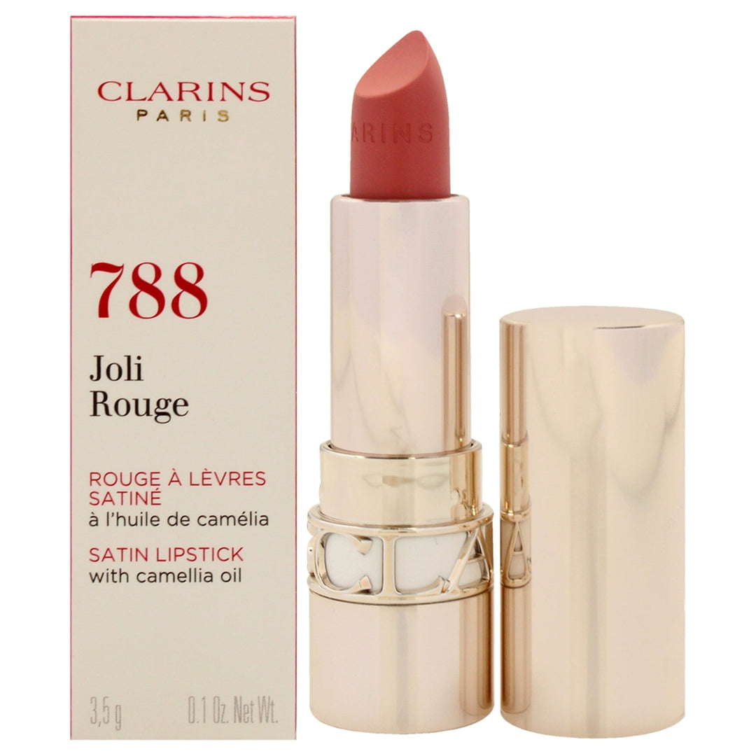 Clarins Joli Rouge Satin Lipstick - 788 Peach Nude by Clarins for Women - 0.1 oz Lipstick Image 1