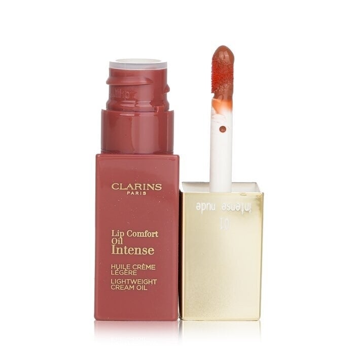 Clarins Lip Comfort Oil Intense - 01 Intense Nude 7ml/0.2oz Image 1