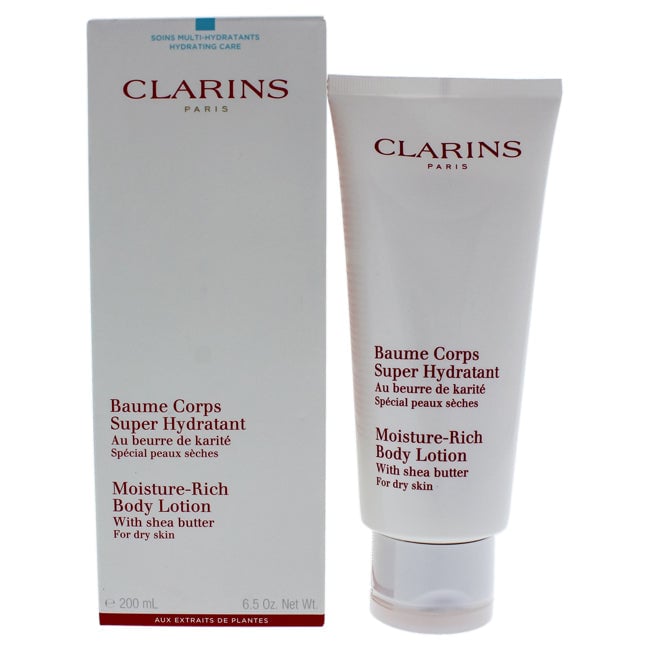 Clarins Moisture Rich Body Lotion with Shea Butter (Dry Skin) by Clarins for Unisex - 6.5 oz Body lotion Image 1