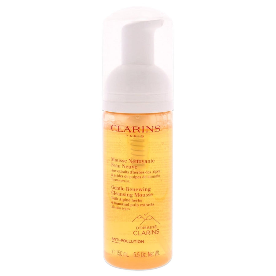 Clarins Gentle Renewing Cleansing Mousse by Clarins for Unisex - 5.5 oz Cleanser Image 1