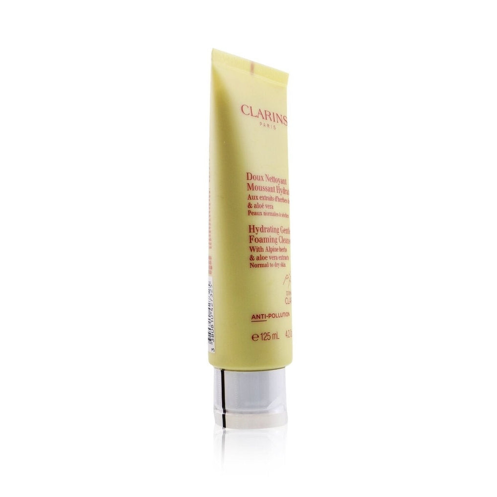 Clarins Hydrating Gentle Foaming Cleanser with Alpine Herbs and Aloe Vera Extracts - Normal to Dry Skin 125ml/4.2oz Image 2